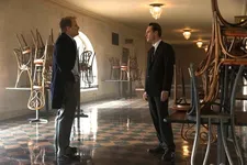 John Sculley (Jeff Daniels) Steve Jobs (Michael Fassbender): "Sculley wasn't there - he never saw Steve again ..."